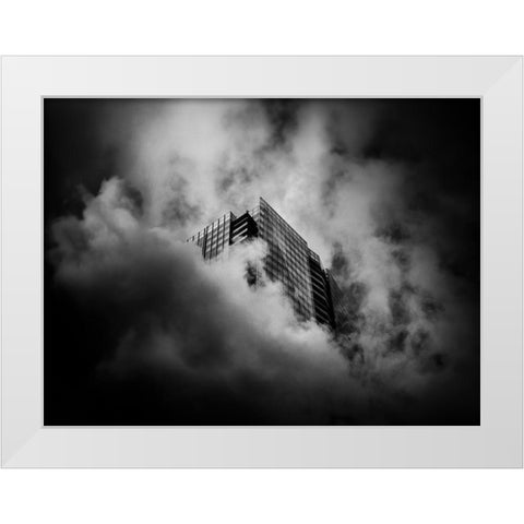 University Avenue No 1882 White Modern Wood Framed Art Print by Carson, Brian