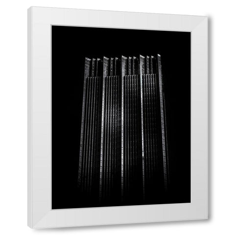 Bay Street North Tower Toronto No 2002 White Modern Wood Framed Art Print by Carson, Brian