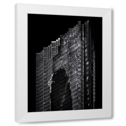 Bay Street North Tower Toronto No 2003 White Modern Wood Framed Art Print by Carson, Brian