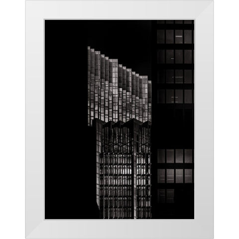 Bay Street North Tower Toronto No 2004 White Modern Wood Framed Art Print by Carson, Brian