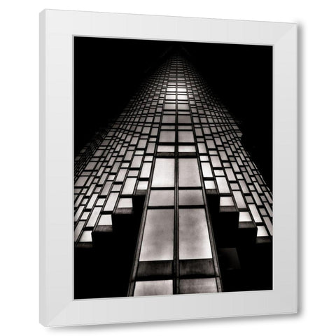 Bay Street South Tower Toronto No 2004 White Modern Wood Framed Art Print by Carson, Brian