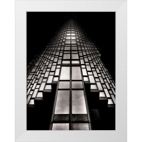 Bay Street South Tower Toronto No 2004 White Modern Wood Framed Art Print by Carson, Brian