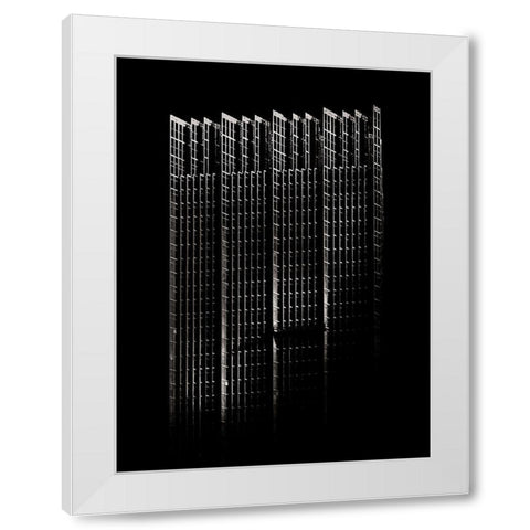 Bay Street South Tower Toronto No 2007 White Modern Wood Framed Art Print by Carson, Brian