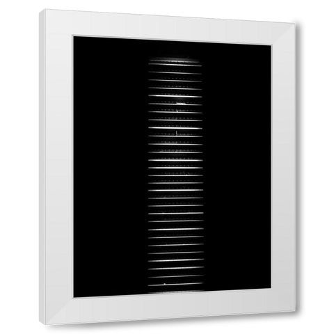 King Street Toronto No 2244 White Modern Wood Framed Art Print by Carson, Brian