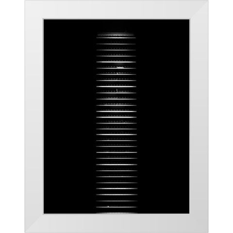 King Street Toronto No 2244 White Modern Wood Framed Art Print by Carson, Brian