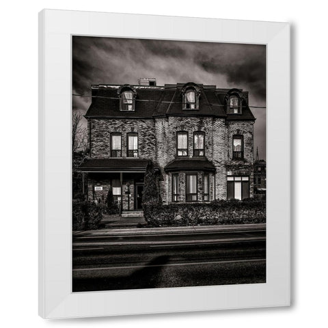 Sherbour Street Toronto No 300 White Modern Wood Framed Art Print by Carson, Brian