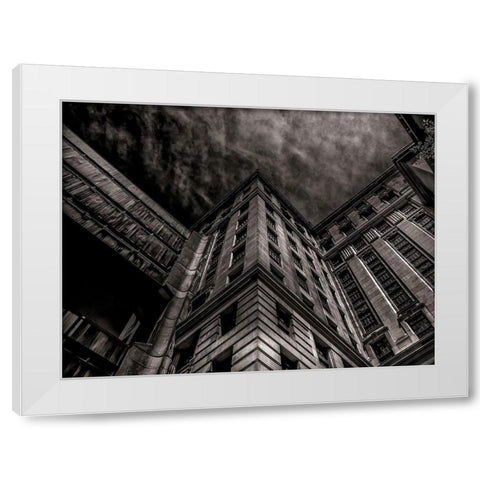 University Avenue Toronto No 3302 White Modern Wood Framed Art Print by Carson, Brian
