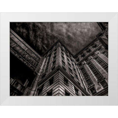 University Avenue Toronto No 3302 White Modern Wood Framed Art Print by Carson, Brian