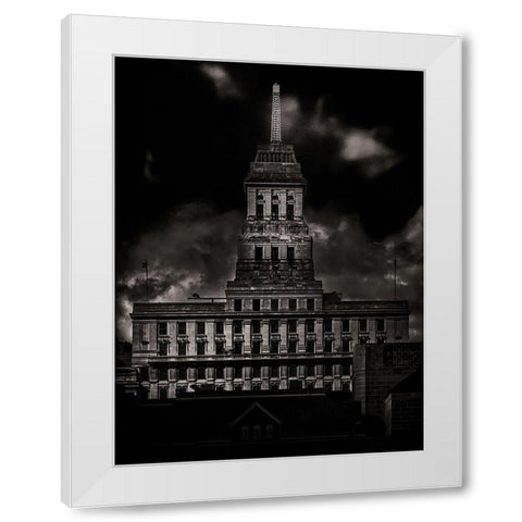 University Avenue Toronto No 3303 White Modern Wood Framed Art Print by Carson, Brian