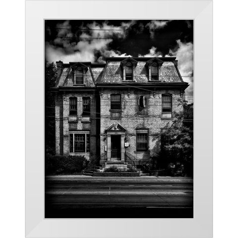 Dundas Street West Toronto No 370 White Modern Wood Framed Art Print by Carson, Brian