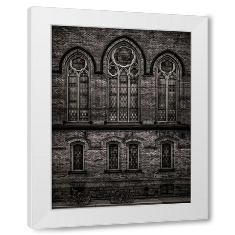 Bathurst Street Toronto No 736 White Modern Wood Framed Art Print by Carson, Brian