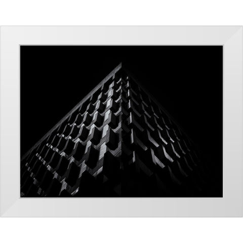 Yonge Street Toronto No 1867 White Modern Wood Framed Art Print by Carson, Brian