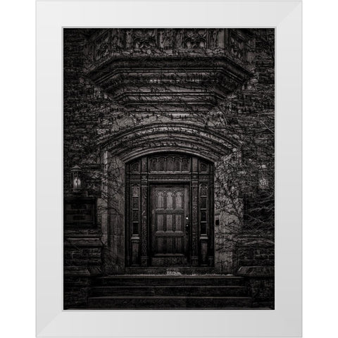 Yonge Street Toronto No 2833 White Modern Wood Framed Art Print by Carson, Brian