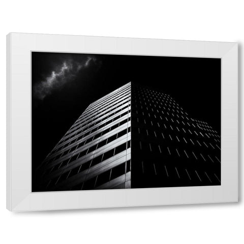 Yonge Street Toronto No 4711 White Modern Wood Framed Art Print by Carson, Brian