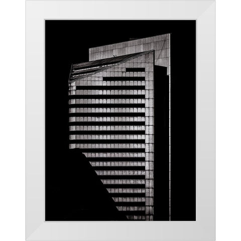Yonge Street Toronto No 49502 White Modern Wood Framed Art Print by Carson, Brian