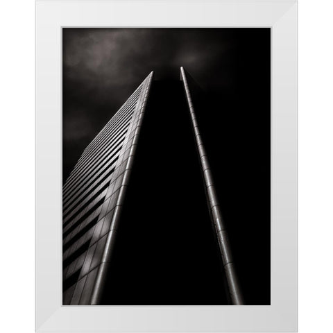 Yonge Street Toronto No 4950 White Modern Wood Framed Art Print by Carson, Brian