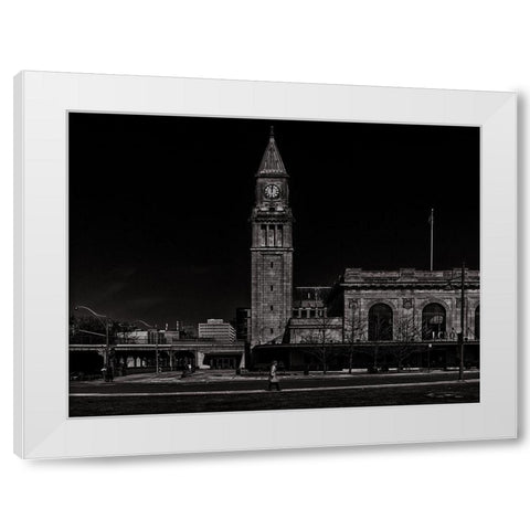 North Toronto Railway Station No 2 White Modern Wood Framed Art Print by Carson, Brian