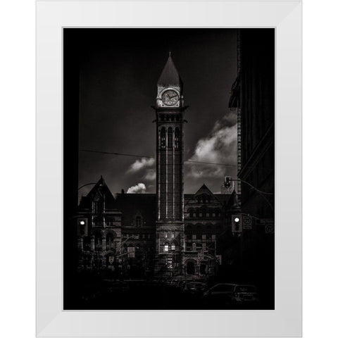 Old City Hall Toronto No 5 White Modern Wood Framed Art Print by Carson, Brian