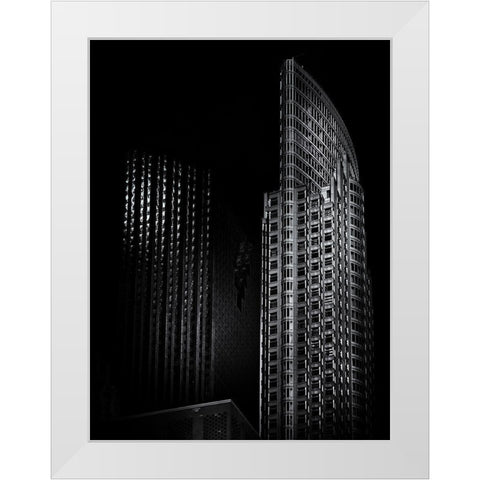 Old City Hall Toronto No 2 White Modern Wood Framed Art Print by Carson, Brian