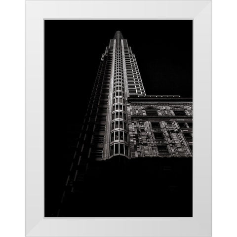 One King Street West Toronto No 4 White Modern Wood Framed Art Print by Carson, Brian
