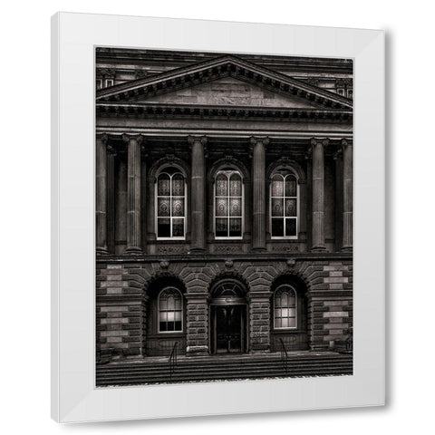 Osgoode Hall Toronto No 2 White Modern Wood Framed Art Print by Carson, Brian
