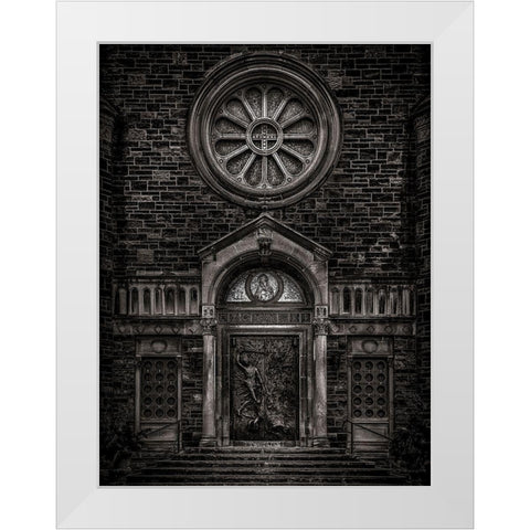 Our Lady of Sorrows White Modern Wood Framed Art Print by Carson, Brian