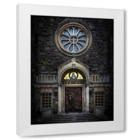 Our Lady of Sorrows Color White Modern Wood Framed Art Print by Carson, Brian
