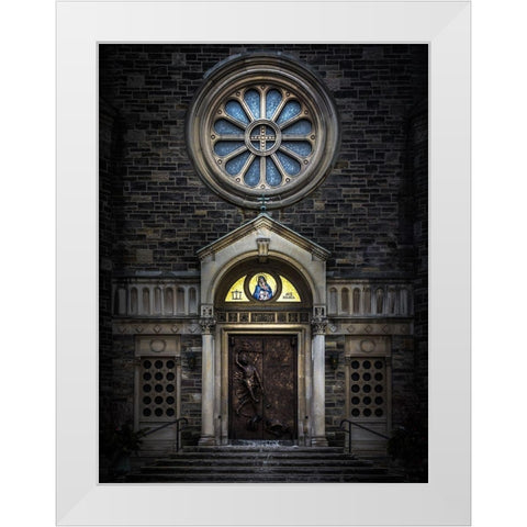 Our Lady of Sorrows Color White Modern Wood Framed Art Print by Carson, Brian