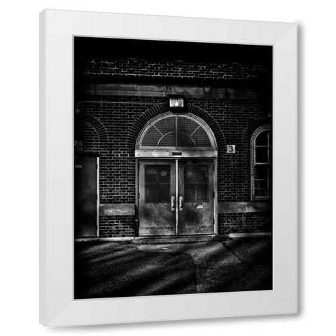 School Daze No 4 White Modern Wood Framed Art Print by Carson, Brian