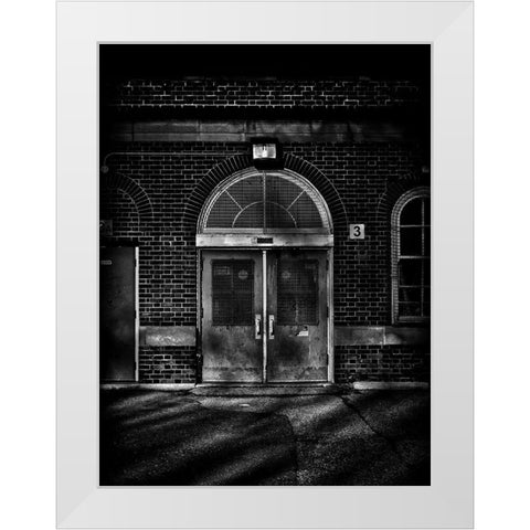 School Daze No 4 White Modern Wood Framed Art Print by Carson, Brian