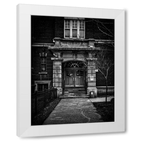 School Daze No 5 White Modern Wood Framed Art Print by Carson, Brian