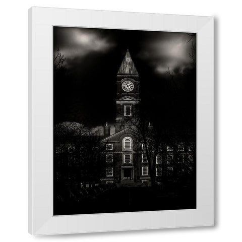 School Daze No 7 White Modern Wood Framed Art Print by Carson, Brian