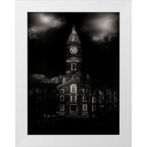 School Daze No 7 White Modern Wood Framed Art Print by Carson, Brian