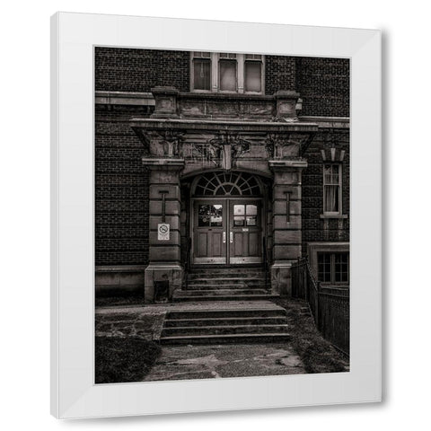 School Daze No 8 White Modern Wood Framed Art Print by Carson, Brian