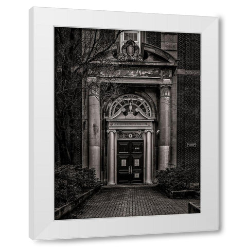 School Daze No 12 White Modern Wood Framed Art Print by Carson, Brian