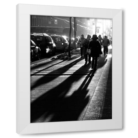Slice of Sunshine No 4 White Modern Wood Framed Art Print by Carson, Brian