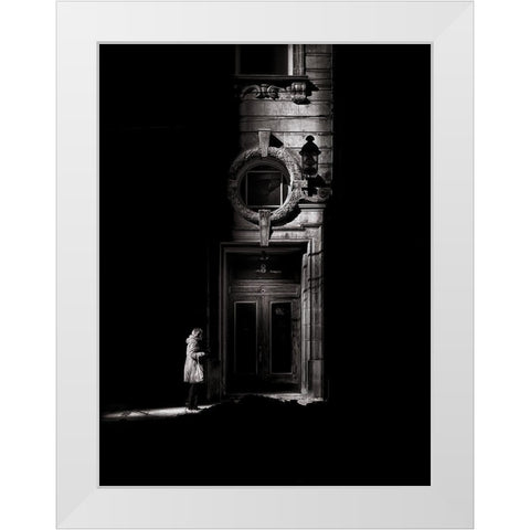 Slice of Sunshine No 12 White Modern Wood Framed Art Print by Carson, Brian