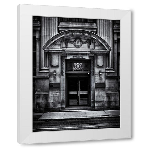 The Graphic Arts Building White Modern Wood Framed Art Print by Carson, Brian