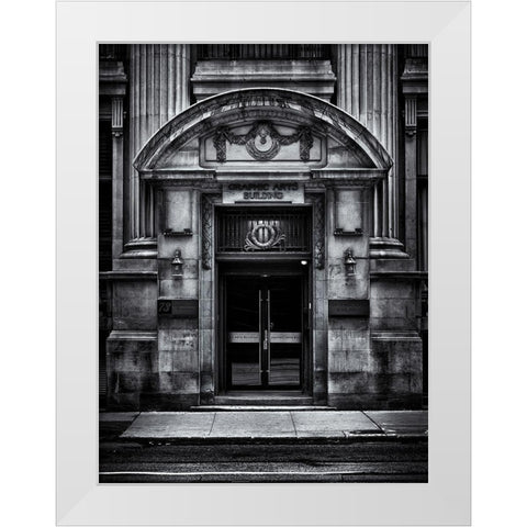 The Graphic Arts Building White Modern Wood Framed Art Print by Carson, Brian