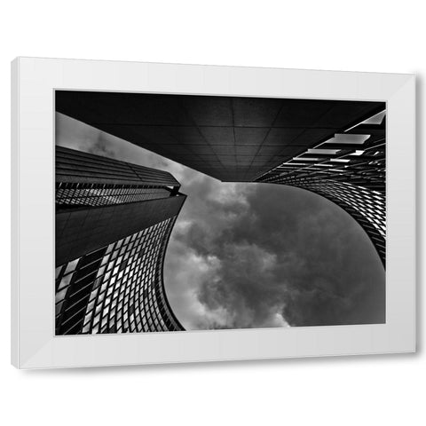 Toronto City Hall No 9 White Modern Wood Framed Art Print by Carson, Brian