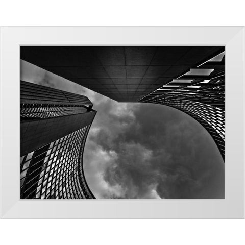 Toronto City Hall No 9 White Modern Wood Framed Art Print by Carson, Brian