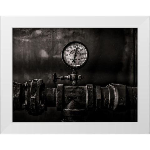 Toronto Distillery District Machinery No 1 White Modern Wood Framed Art Print by Carson, Brian