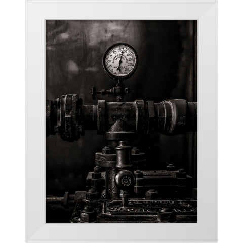 Toronto Distillery District Machinery No 2 White Modern Wood Framed Art Print by Carson, Brian