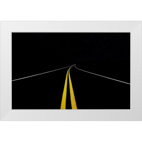 The Road to Nowhere White Modern Wood Framed Art Print by Shainidze, Dr. Roland