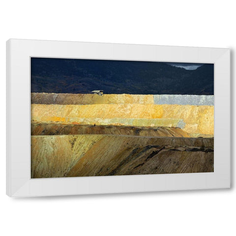 Heavy Truck White Modern Wood Framed Art Print by Gasperlin, Izidor