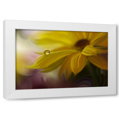 SunBeam White Modern Wood Framed Art Print by Nan, Juliana