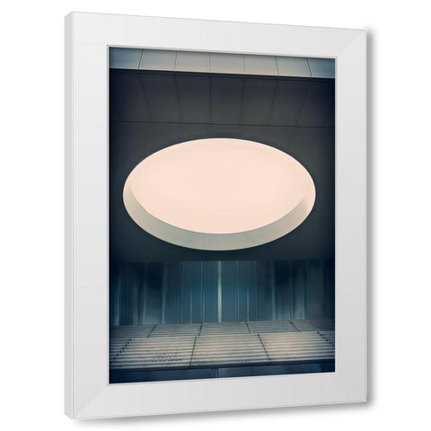 Airspace White Modern Wood Framed Art Print by Son, Greetje van