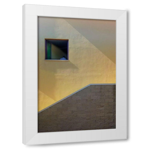 Solitudini 7 White Modern Wood Framed Art Print by Della Latta, Massimo