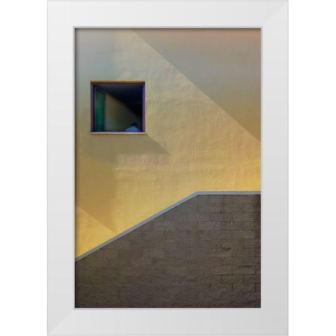 Solitudini 7 White Modern Wood Framed Art Print by Della Latta, Massimo