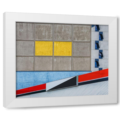 What Can I Say White Modern Wood Framed Art Print by Pearson, Wayne